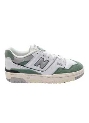 New Balance Scarpe 550 Ragazzi Bianco E Verde GSB550BY