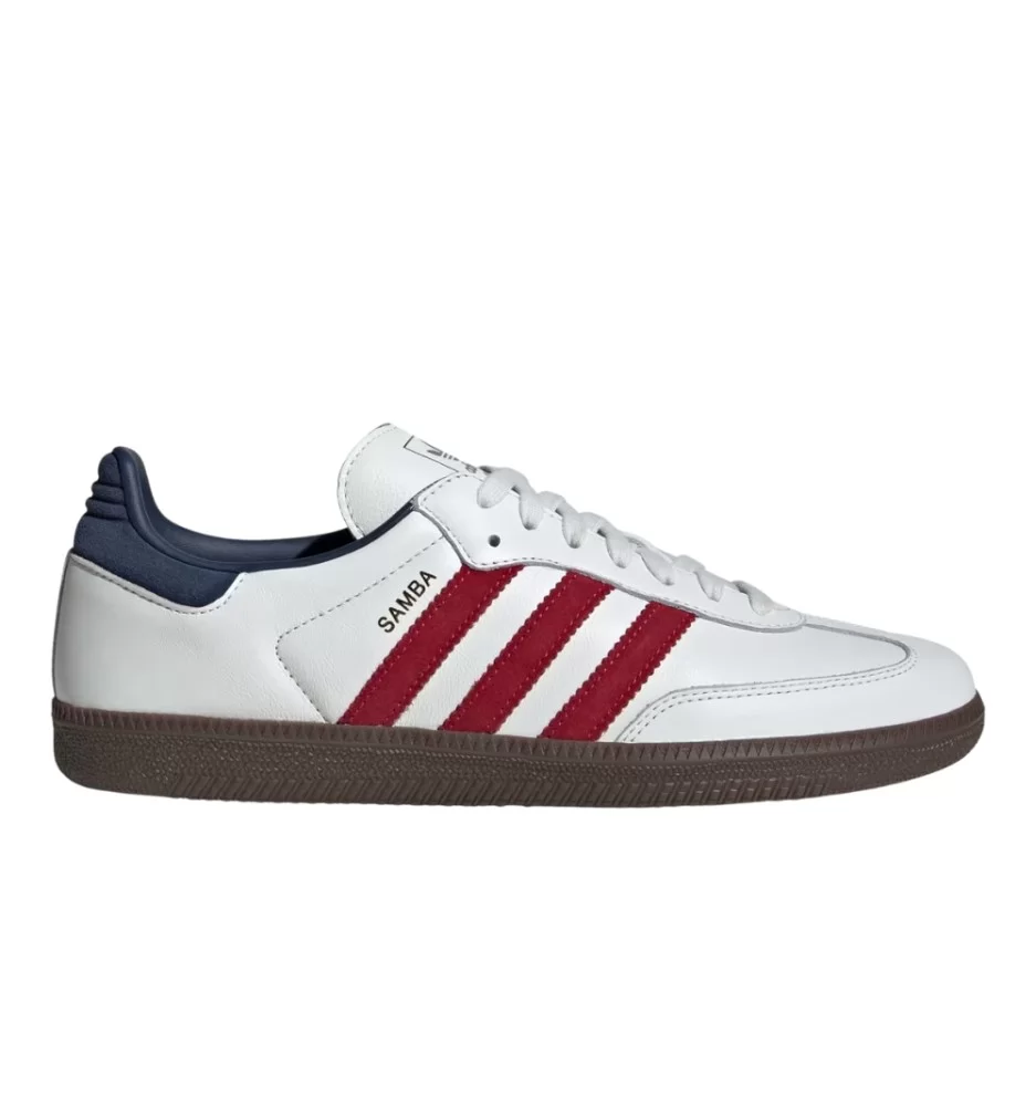 Adidas Scarpe Samba OG Bianco Rosso E Blu Navy IH4881