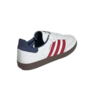 Adidas Scarpe Samba OG Bianco Rosso E Blu Navy | Adidas | 