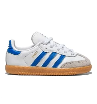 Adidas Scarpe Samba OG EL I Kids Bianco E Blu JP5490