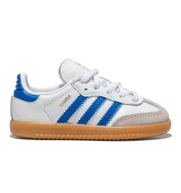 Adidas Scarpe Samba OG EL I Kids Bianco E Blu JP5490