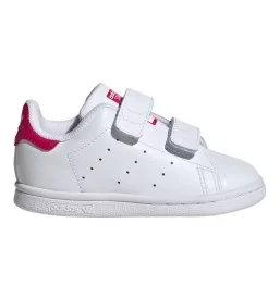 Adidas Scarpe Stan Smith CF I Kids Bianco e Rosa JP9722