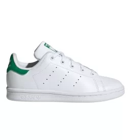 Adidas Scarpe Stan Smith C Kids Bianco E Verde JP9720