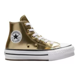 Converse Scarpe Chuck Taylor All Star Eva Lift Platform Metallic Light Oro A12607C