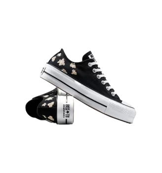 Converse Scarpe Chuck Taylor All Star EVA Lift Platform Coastal Dune Nero | Converse | 