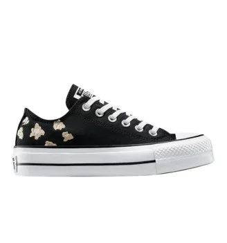 Converse Scarpe Chuck Taylor All Star EVA Lift Platform Coastal Dune Nero A14937C