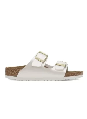 Birkenstock Ciabatte Arizona Ragazze Electric Metallic Pearl Bianco 1029456