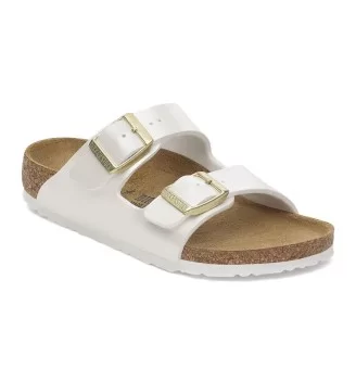 Birkenstock Ciabatte Arizona Ragazze Electric Metallic Pearl Bianco | Birkenstock | 