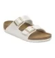 Birkenstock Ciabatte Arizona Ragazze Electric Metallic Pearl Bianco | Birkenstock | 