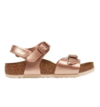 Birkenstock Sandali Rio Kids Electric Metallic Copper Rosa 1029535