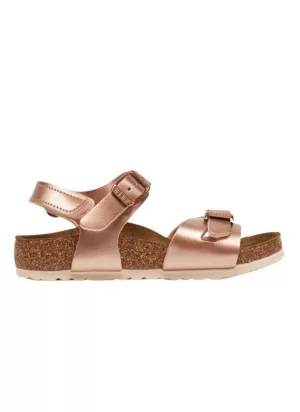 Birkenstock Sandali Rio Kids Electric Metallic Copper Rosa 1029535