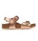 Birkenstock Sandali Rio Kids Electric Metallic Copper Rosa 1029535