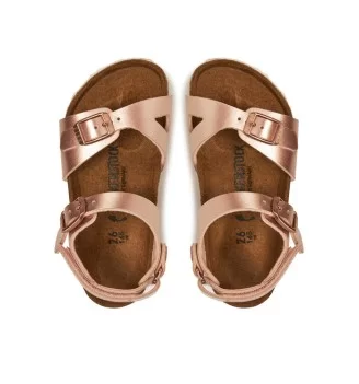 Birkenstock Sandali Rio Kids Electric Metallic Copper Rosa | Birkenstock | 
