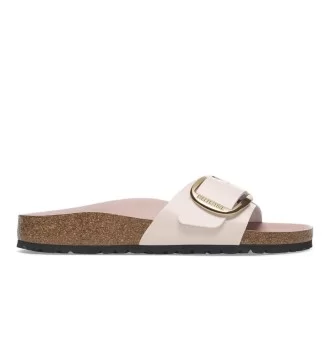 Birkenstock Ciabatte Madrid Big Buckle Shine Light Rosa 1029448