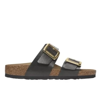 Birkenstock Ciabatte Sydney Graceful Licorice Nero 1029457