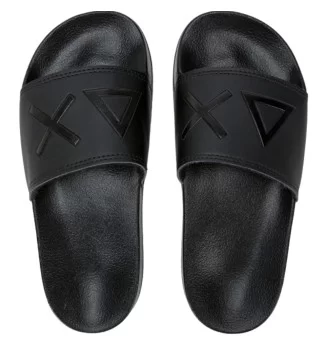 Sun68 Ciabatte Boy's Logo Nero X35302 11