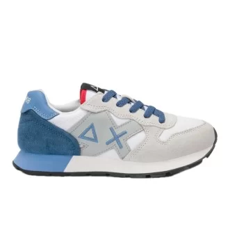 Sun68 Scarpe Boy's Jaki 2.0 Solid Ragazzi Bianco E Blu Z35311T 01