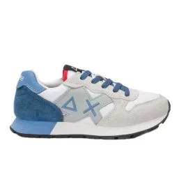 Sun68 Scarpe Boy's Jaki 2.0 Solid Ragazzi Bianco E Blu Z35311T 01