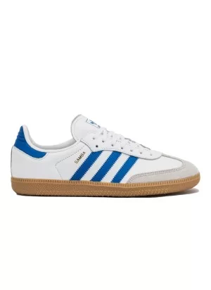 Adidas Scarpe Samba Og J Bianco E Blu JP5482