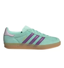 Adidas Scarpe Gazelle Indoor W Verde Acqua E Viola JQ0192