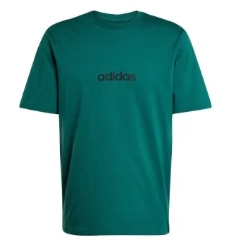 Adidas T-shirt Linear Essentials Verde JE8997
