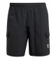 Adidas Pantaloncini Trefoil Essentials Woven Cargo Nero JD0406