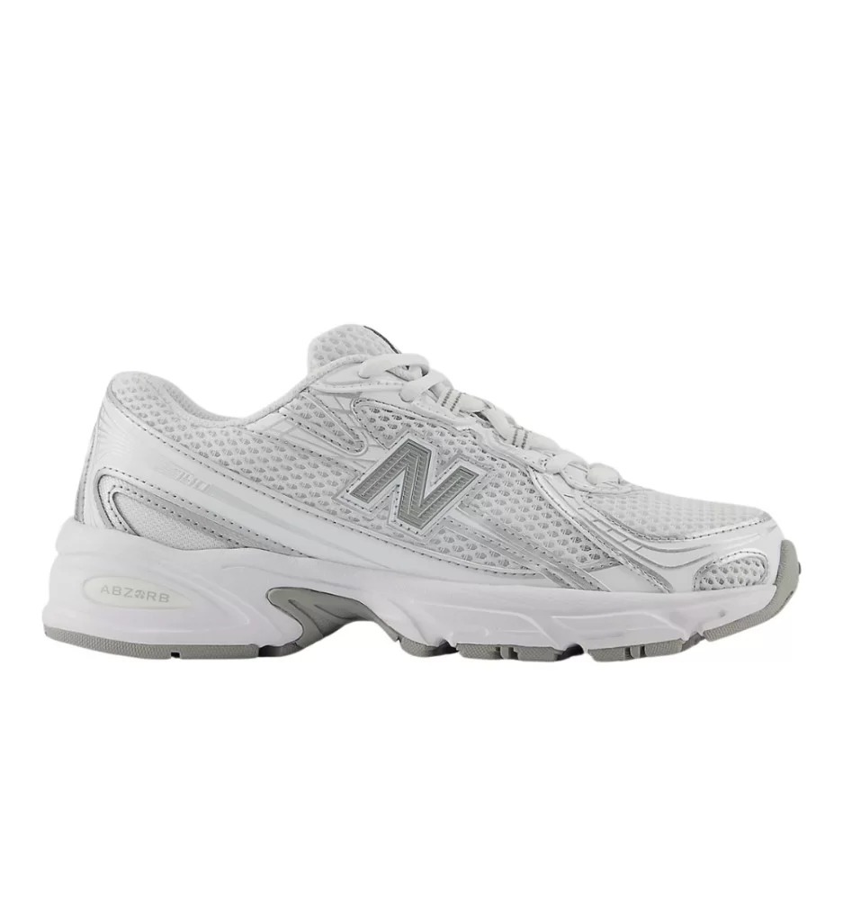 New Balance Scarpe 740 Ragazzi Bianco Argento GR740WM