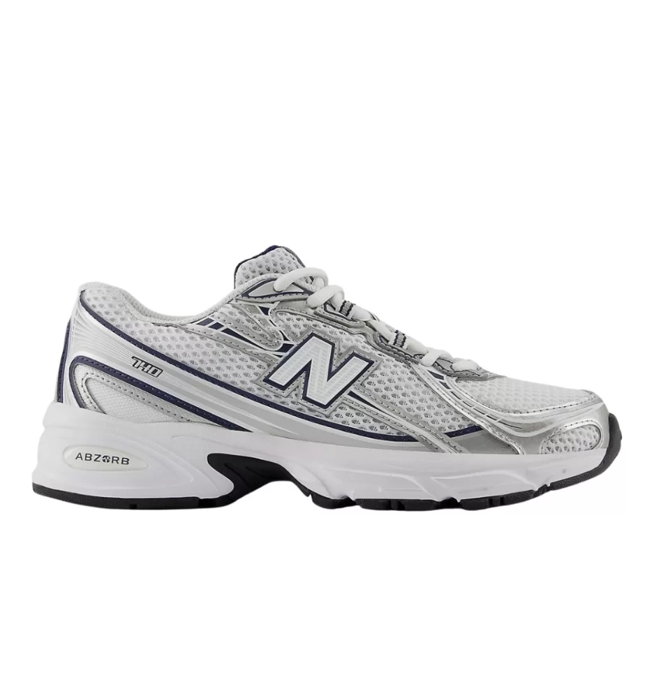 New Balance Scarpe 740 Ragazzi Bianco Blu Navy GR740WN New Balance Scarpe 740 Ragazzi Bianco Blu Navy GR740WN