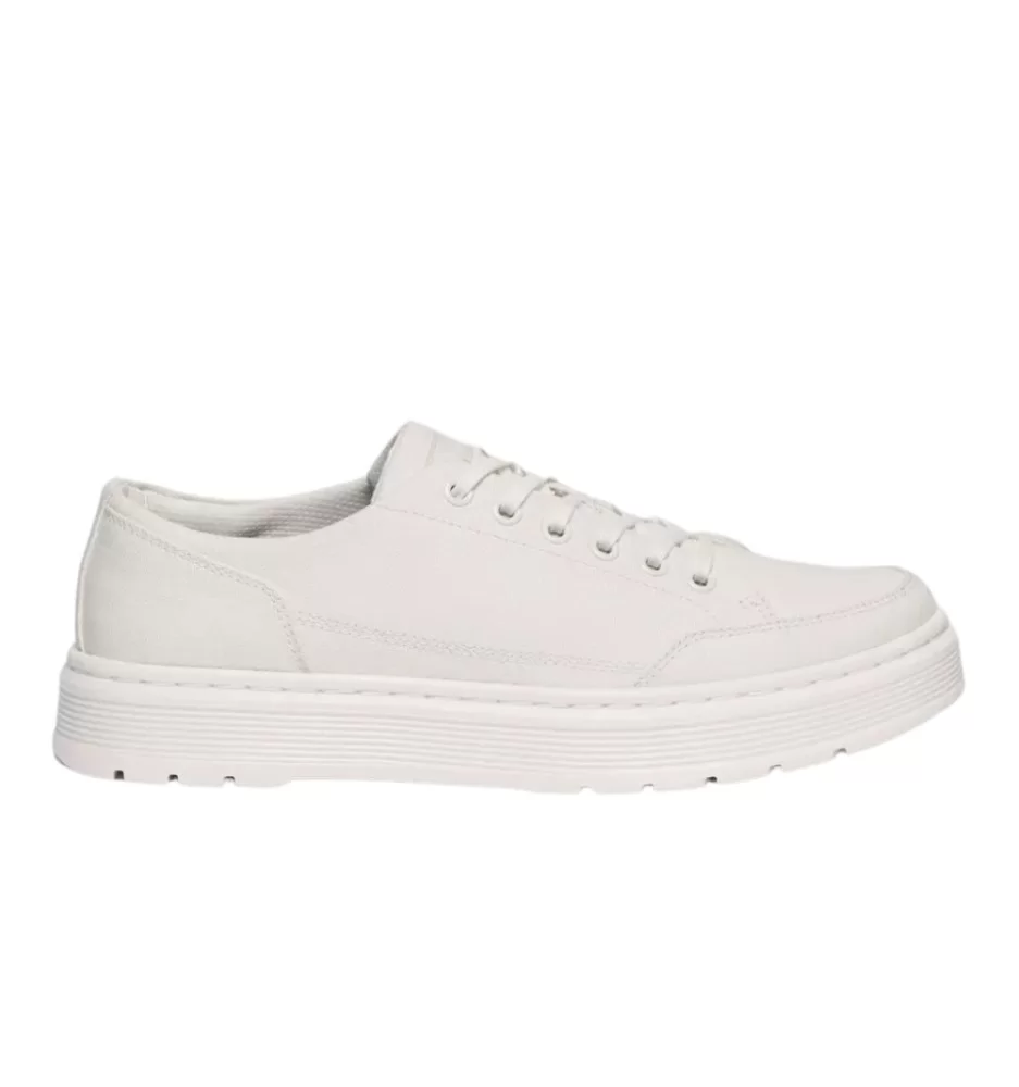 Dr. Martens Scarpe Brookline 6 Eye Canvas Bianco 40661100