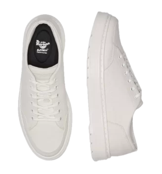 Dr. Martens Scarpe Brookline 6 Eye Canvas Bianco | Dr Martens | 
