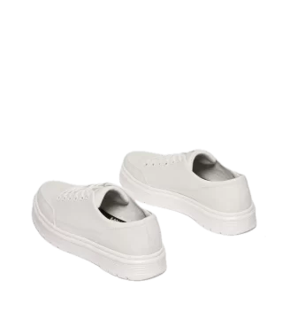 Dr. Martens Scarpe Brookline 6 Eye Canvas Bianco | Dr Martens | 