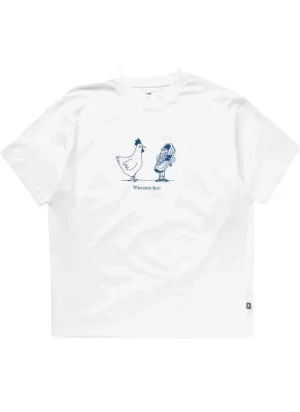 New Balance T-shirt Chicken Or Shoe Bianco mt41591wt