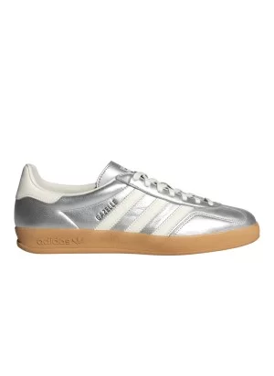 Adidas Scarpe Gazelle Indoor Argento E Bianco JR1206