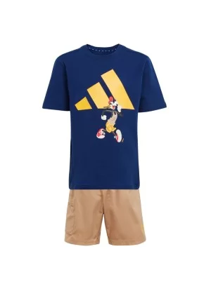 Adidas Tuta Essentials Disney Mickey Mouse Blu E Beige JD4548