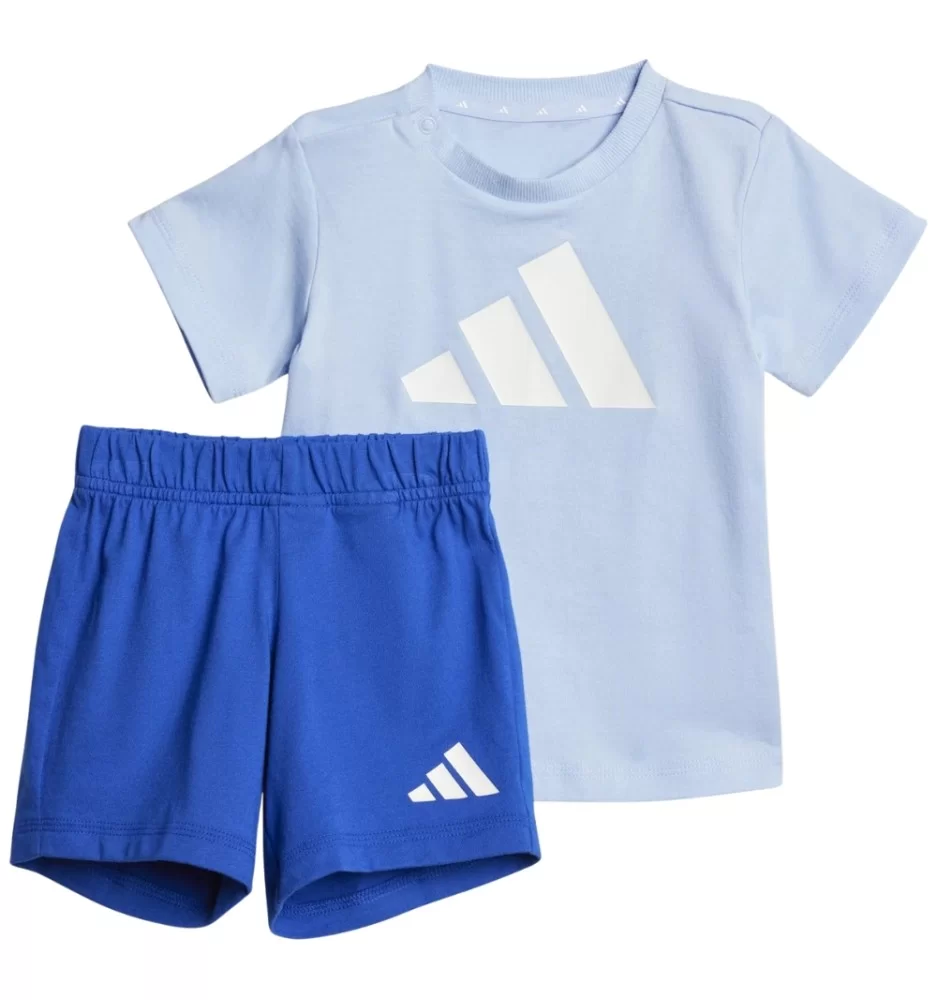 Adidas Tuta Infant Big Logo 160 Celeste E Blu JC9641