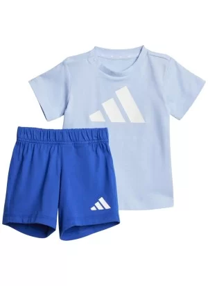 Adidas Tuta Infant Big Logo 160 Celeste E Blu JC9641