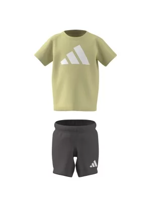 Adidas Tuta Infant Big Logo 160 Giallo E Nero JC9640