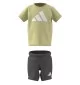 Adidas Tuta Infant Big Logo 160 Giallo E Nero JC9640