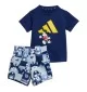 Adidas Tuta Disney Mickey Mouse Blu Scuro E Celeste JD0377