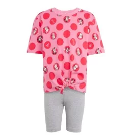 Adidas Tuta Disney Minnie Mouse Rosa E Grigio JF3646