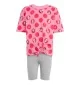 Adidas Tuta Disney Minnie Mouse Rosa E Grigio JF3646