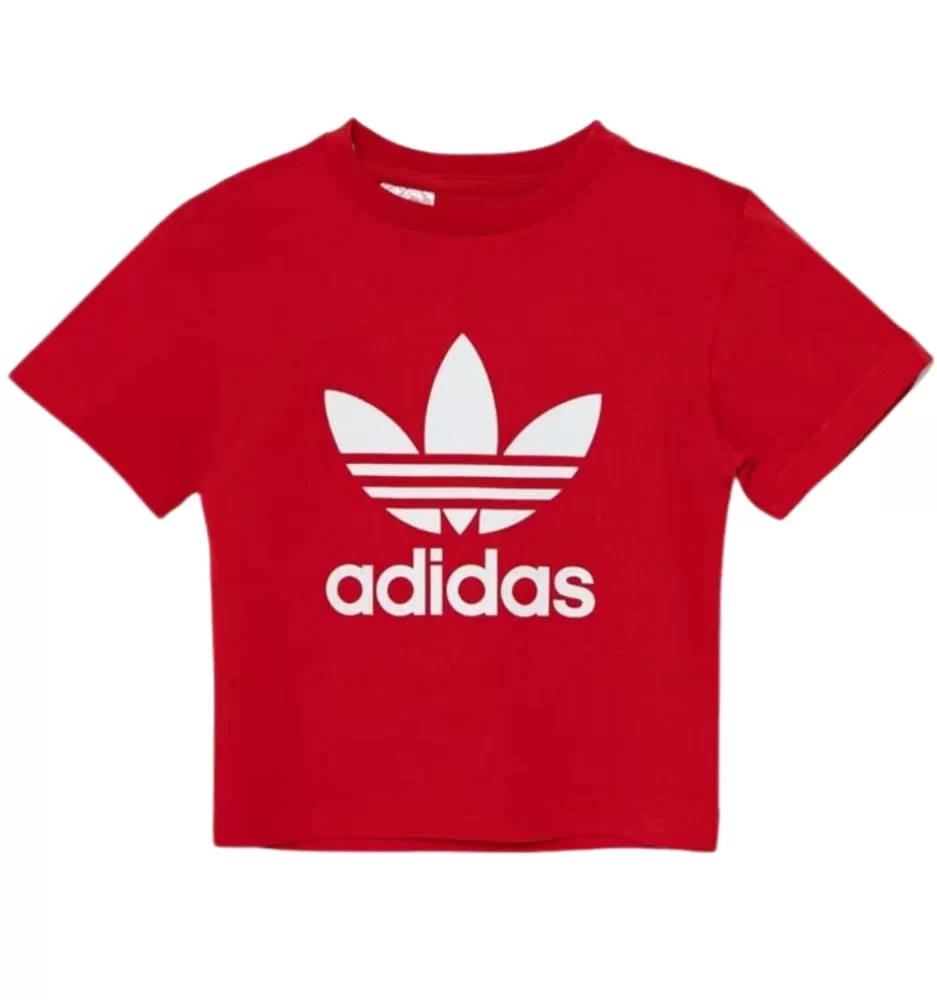 Adidas T-shirt Trefoil Infant Rosso IX5115