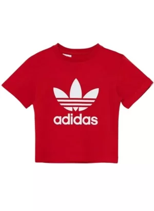 Adidas T-shirt Trefoil Infant Rosso IX5115