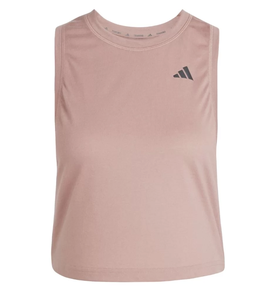 Adidas Canotta Boxy Essentials Rosa Argilla JN8739