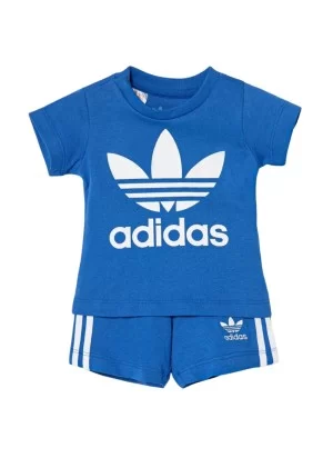 Adidas Tuta Trefoil Infant Blu JC6581