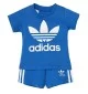 Adidas Tuta Trefoil Infant Blu JC6581