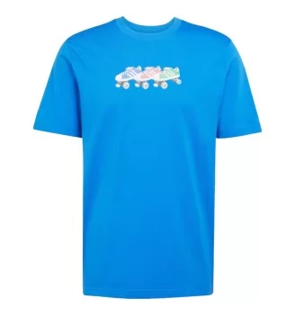 Adidas T-shirt Q12 Street Roller Blu JP2665