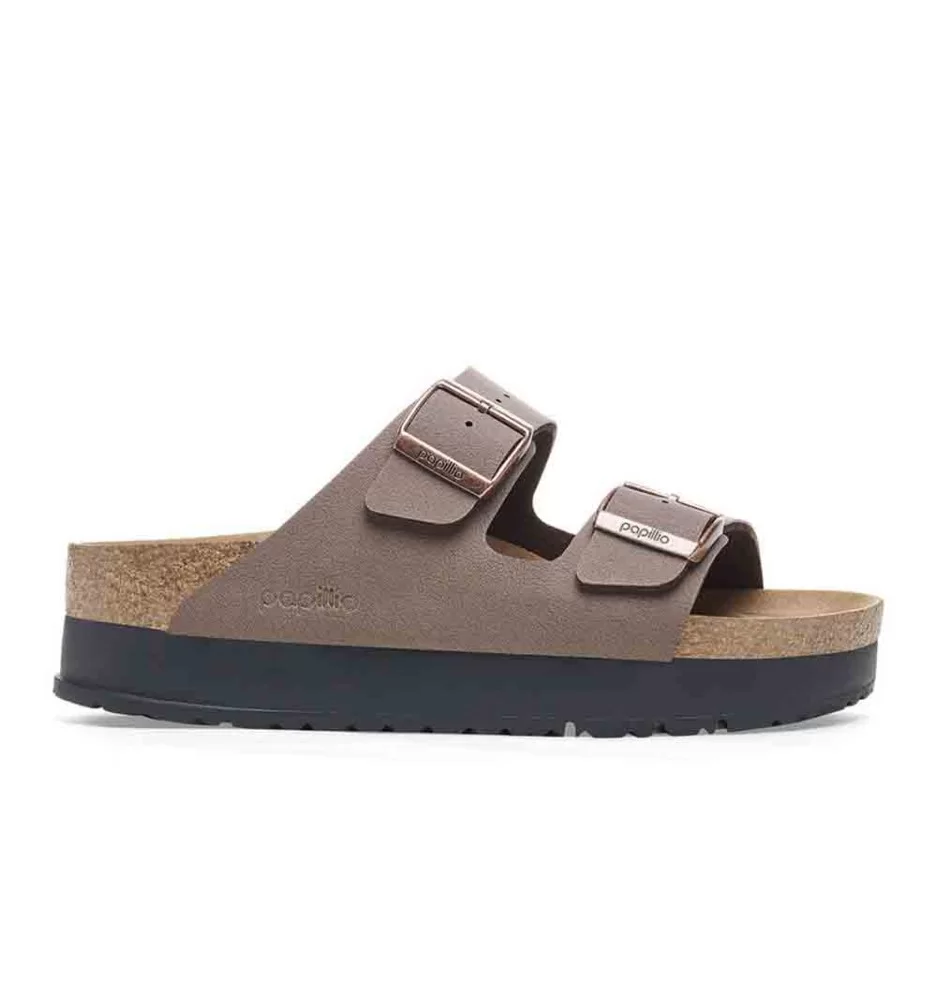 Birkenstock Arizona PAP Flex Platform Birko-Flor Mocha | Birkenstock | Birkenstock Arizona PAP Flex Platform Birko-Flor Mocha | Birkenstock |