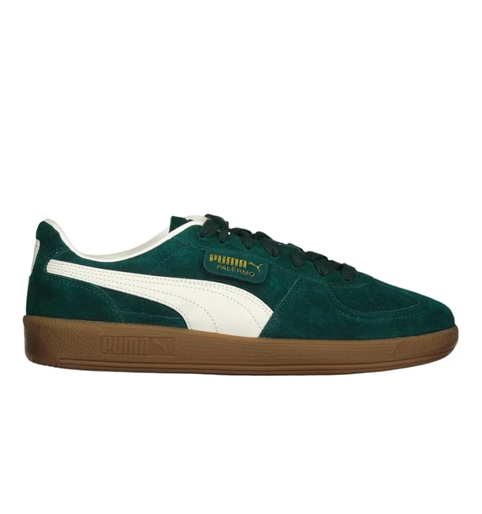 Puma Scarpe Palermo M Verde E Bianco 396463-61 Puma Scarpe Palermo M Verde E Bianco 396463-61