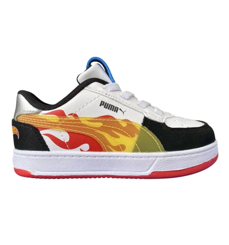 Puma Scarpe Caven 2.0 x Hot Wheels Bianco Rosso Nero 401405-01